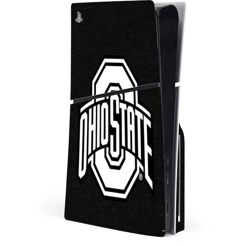 Ohio State University OSU Black PlayStation PS5 Skins