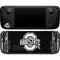 Ohio State University OSU Black Steam Deck Handheld Gaming Computer OLED Skin
