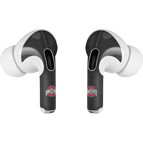 Ohio State University OSU Buckeyes Black AirPods Pro 2nd Gen Skin