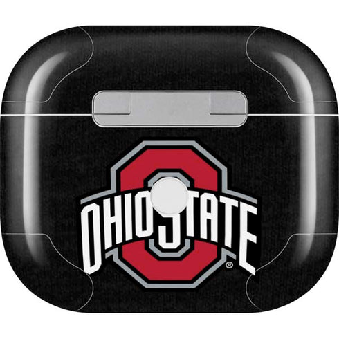 Ohio State University OSU Buckeyes Black Apple AirPods (3rd Gen 2021) Skin
