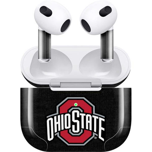 Ohio State University OSU Buckeyes Black Apple AirPods (3rd Gen 2021) Skin