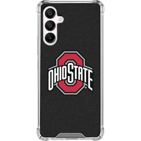 Ohio State University OSU Buckeyes Black Galaxy A16 5G Clear Case