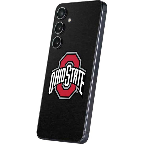 Ohio State University OSU Buckeyes Black Galaxy A16 5G Skin