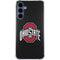 Ohio State University OSU Buckeyes Black Galaxy A35 5G Clear Case