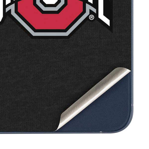 Ohio State University OSU Buckeyes Black Galaxy A36 5G Skin