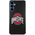 Ohio State University OSU Buckeyes Black Galaxy A55 5G Clear Case