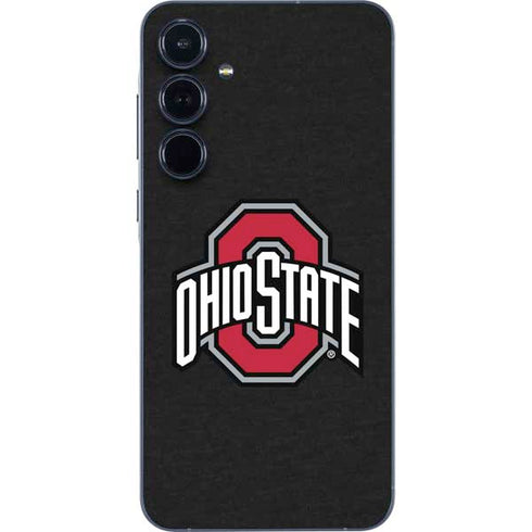Ohio State University OSU Buckeyes Black Galaxy A55 5G Skin