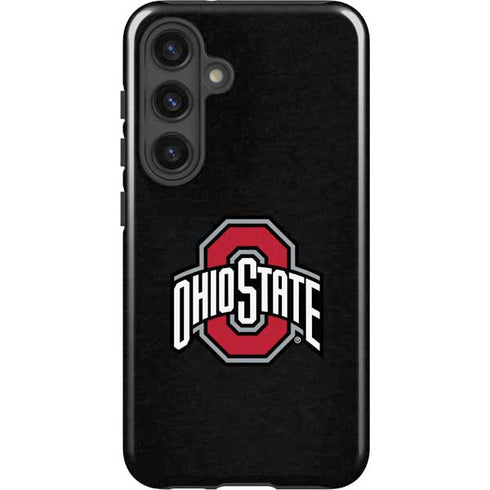 Ohio State University OSU Buckeyes Black Galaxy S25 Plus Impact Case