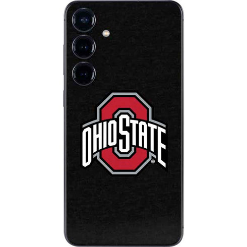 Ohio State University OSU Buckeyes Black Galaxy S25 Plus Skin
