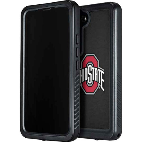 Ohio State University OSU Buckeyes Black Galaxy S24 Plus Waterproof Case