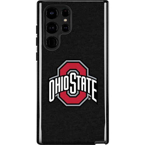 Ohio State University OSU Buckeyes Black Galaxy S25 Ultra Impact Case