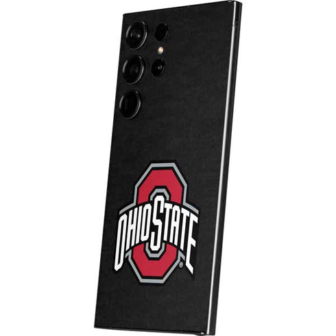 Ohio State University OSU Buckeyes Black Galaxy S25 Ultra Skin