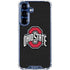 Ohio State University OSU Buckeyes Black Galaxy S25 FE Clear Case