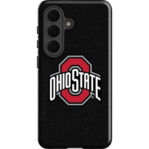 Ohio State University OSU Buckeyes Black Galaxy S26 Impact Case