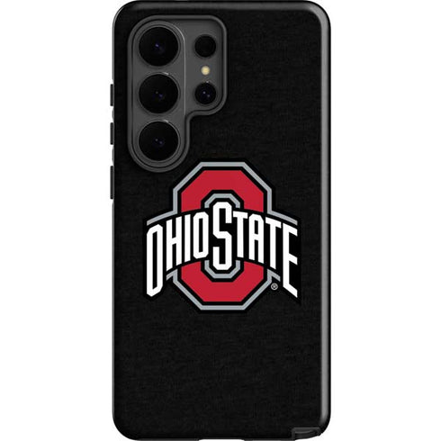 Ohio State University OSU Buckeyes Black Galaxy S26 Ultra Impact Case