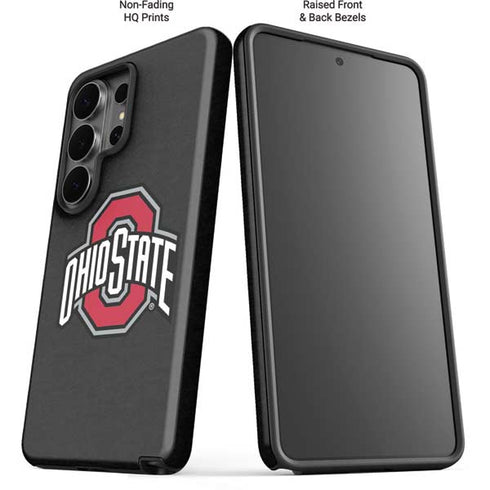 Ohio State University OSU Buckeyes Black Galaxy S26 Ultra Impact Case