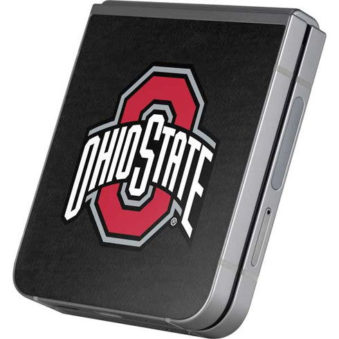 Ohio State University OSU Buckeyes Black Galaxy Z Flip6 Skin
