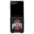 Ohio State University OSU Buckeyes Black Galaxy Z Flip7 Clear Case