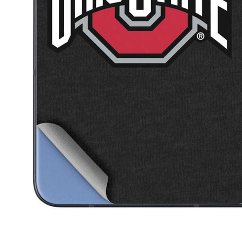 Ohio State University OSU Buckeyes Black Galaxy Z Fold5 5G Skin