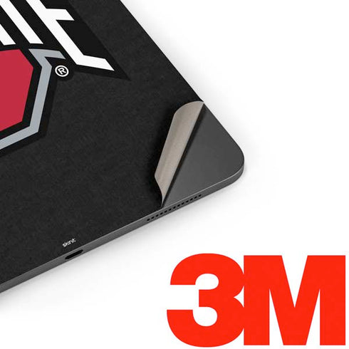 Ohio State University OSU Buckeyes Black Apple iPad Pro Skin