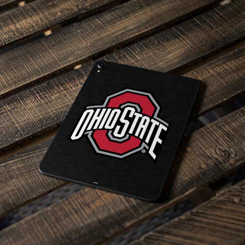 Ohio State University OSU Buckeyes Black Apple iPad Pro Skin