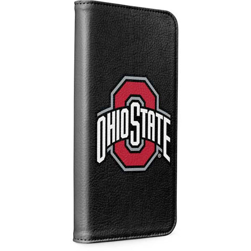 Ohio State University OSU Buckeyes Black iPhone 13 Folio Case