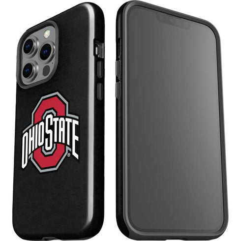 Ohio State University OSU Buckeyes Black iPhone 15 Pro Impact Case