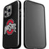 Ohio State University OSU Buckeyes Black iPhone 15 Pro Impact Case