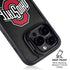 Ohio State University OSU Buckeyes Black iPhone 15 Pro Kickstand Case