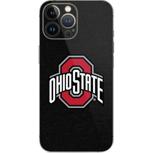 Ohio State University OSU Buckeyes Black iPhone 15 Pro Max Skin