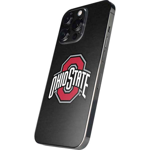 Ohio State University OSU Buckeyes Black iPhone 15 Pro Max Skin