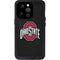 Ohio State University OSU Buckeyes Black iPhone 15 Pro Waterproof Case