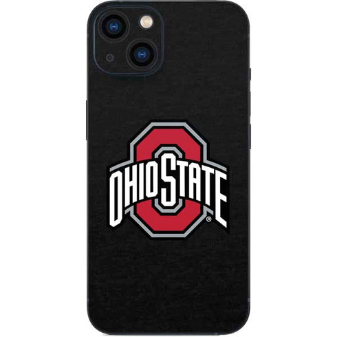 Ohio State University OSU Buckeyes Black iPhone 15 Skin
