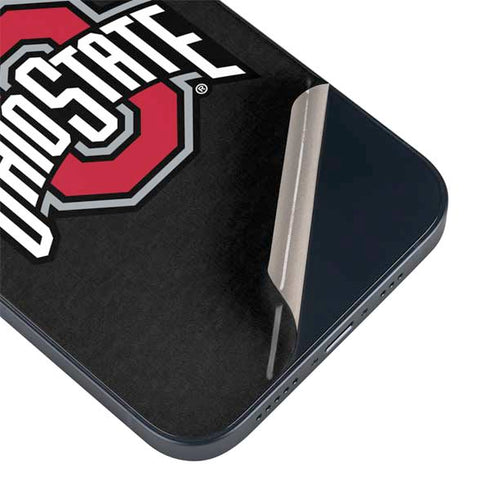 Ohio State University OSU Buckeyes Black iPhone 15 Skin