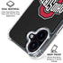 Ohio State University OSU Buckeyes Black iPhone 16 Plus Clear Case
