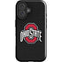 Ohio State University OSU Buckeyes Black iPhone 16 Plus Impact Case