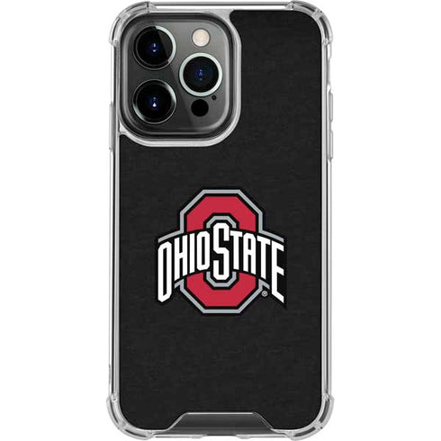 Ohio State University OSU Buckeyes Black iPhone 16 Pro Clear Case