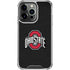 Ohio State University OSU Buckeyes Black iPhone 16 Pro Clear Case