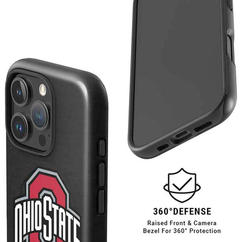 Ohio State University OSU Buckeyes Black iPhone 16 Pro Magsafe Impact Case