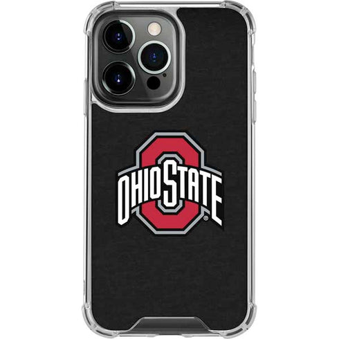 Ohio State University OSU Buckeyes Black iPhone 16 Pro Max Clear Case