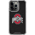 Ohio State University OSU Buckeyes Black iPhone 16 Pro Max Clear Case