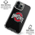 Ohio State University OSU Buckeyes Black iPhone 16 Pro Max Clear Case