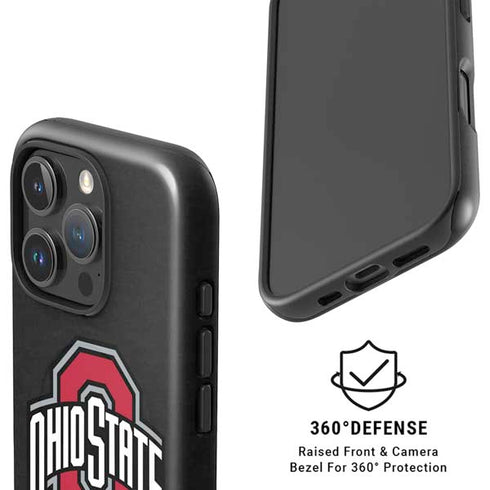 Ohio State University OSU Buckeyes Black iPhone 16 Pro Max Magsafe Impact Case