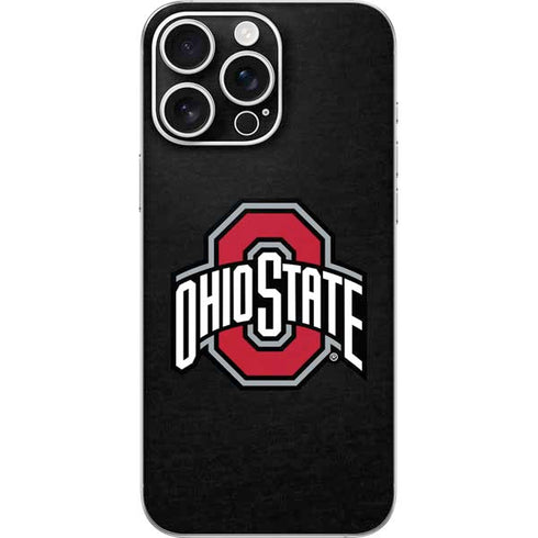 Ohio State University OSU Buckeyes Black iPhone 16 Pro Max Skin