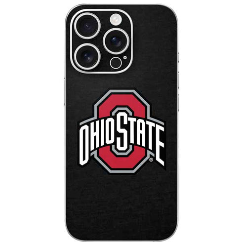 Ohio State University OSU Buckeyes Black iPhone 16 Pro Skin