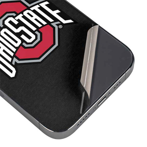 Ohio State University OSU Buckeyes Black iPhone 16 Pro Skin