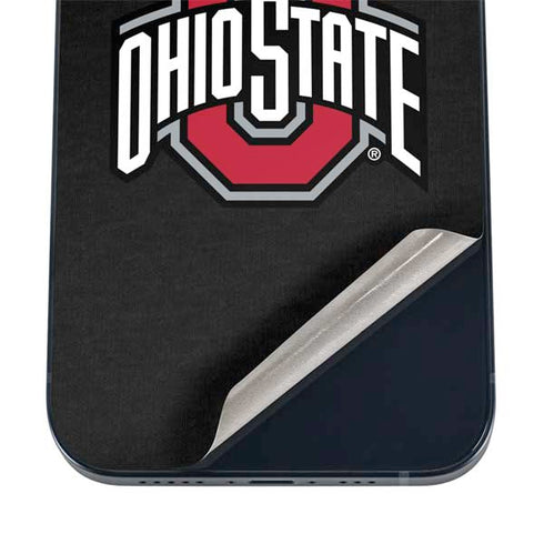Ohio State University OSU Buckeyes Black iPhone 16 Skin
