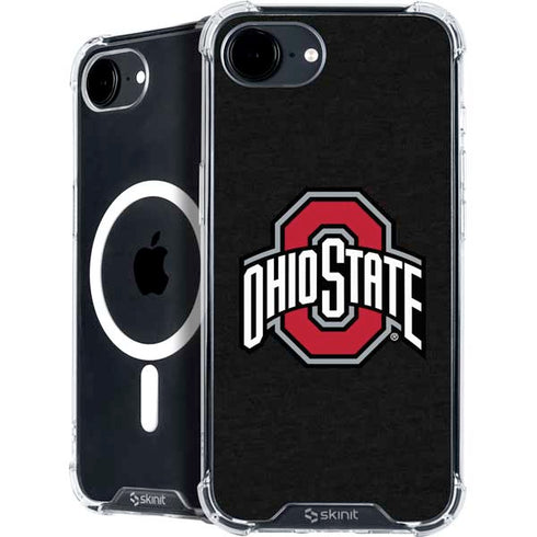 Ohio State University OSU Buckeyes Black iPhone 16e MagSafe Case