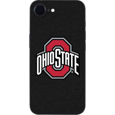 Ohio State University OSU Buckeyes Black iPhone 16e Skin