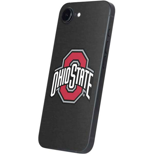 Ohio State University OSU Buckeyes Black iPhone 16e Skin